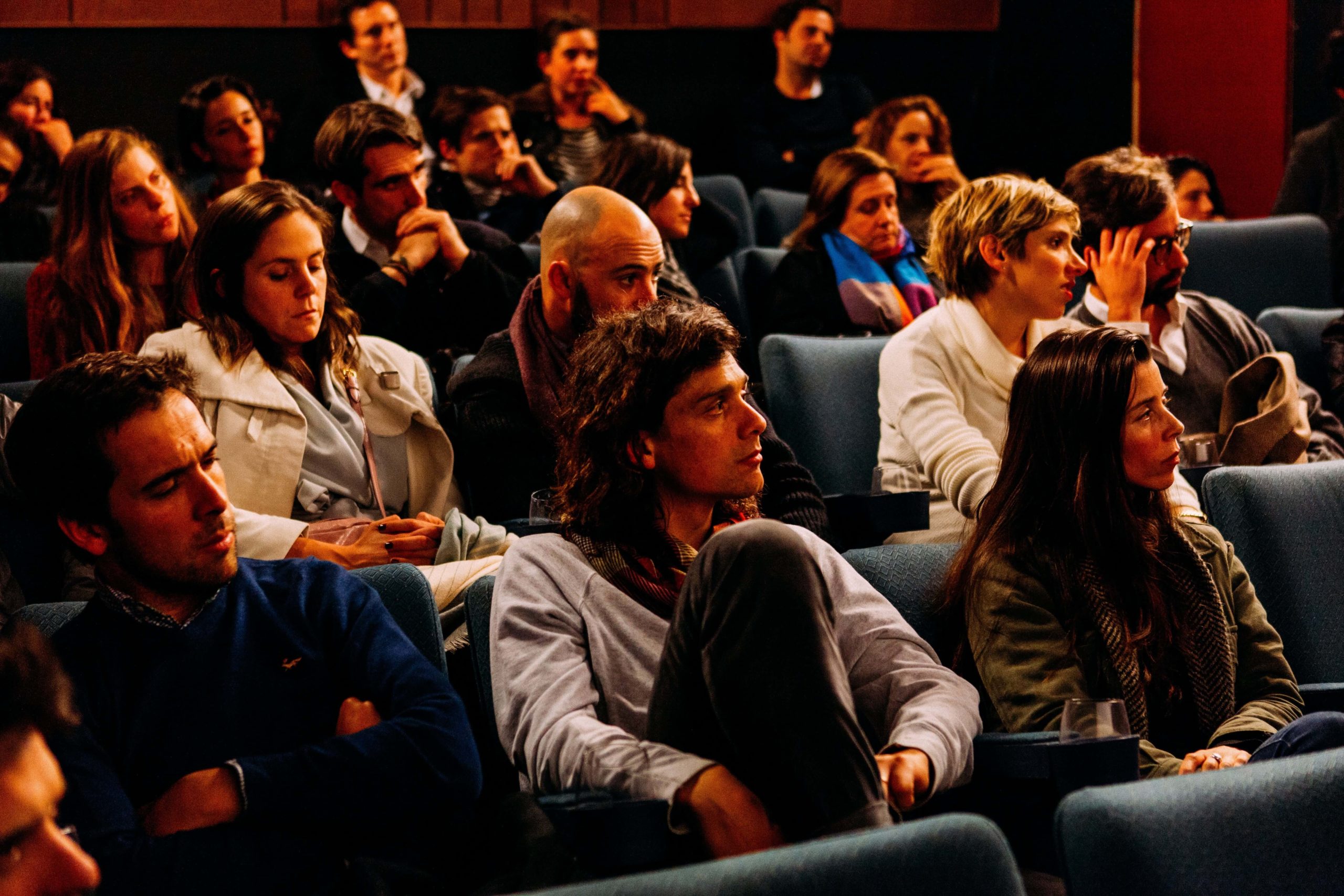 People listening to the lecturer