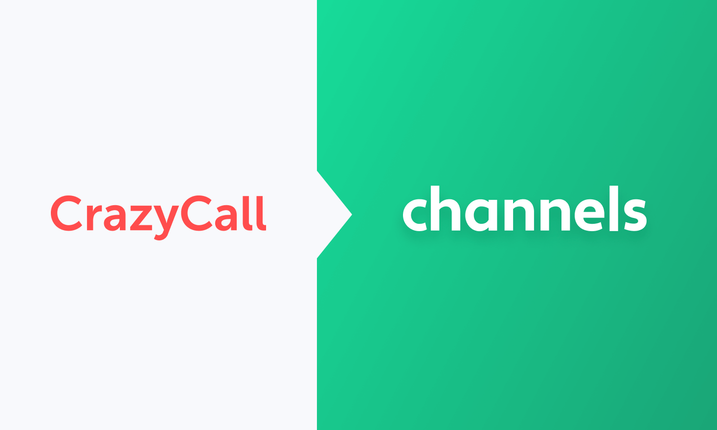 CrazyCall logo changing into Channels Logo
